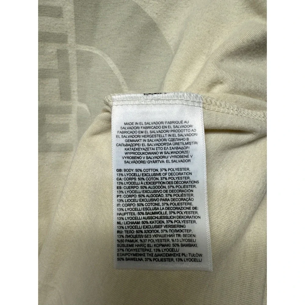 The North Face Evolution Half Dome‎ T Shirts Women 3XL Cream Cotton Short Sleeve - Picture 4 of 5